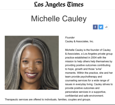 LA Times Inspirational Women Nominee 2022